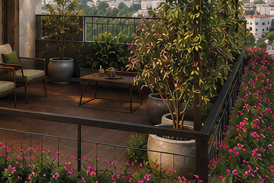 iron balcony